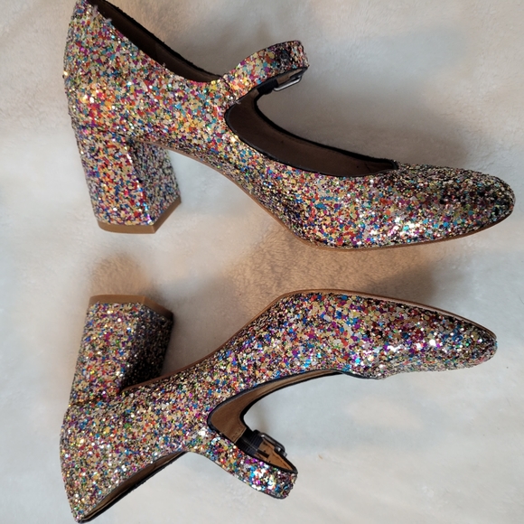 Madewell The Zelda Mary Jane in Glitter 6.5 - Picture 5 of 11